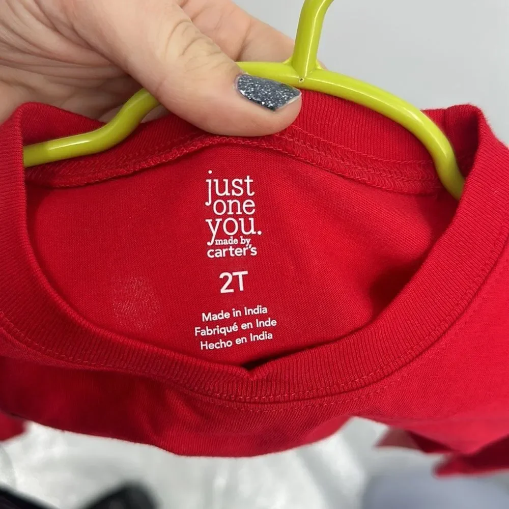 J.O.Y. By CARTERS On The Nice List LS Tee Sz 2T NWT‎
